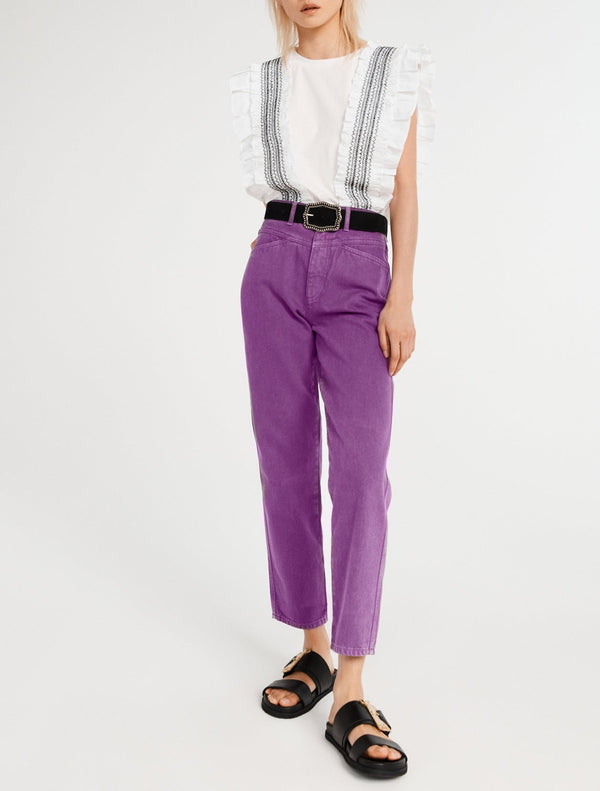 Claudie Pierlot - Jean - Poupi Bis - Violet