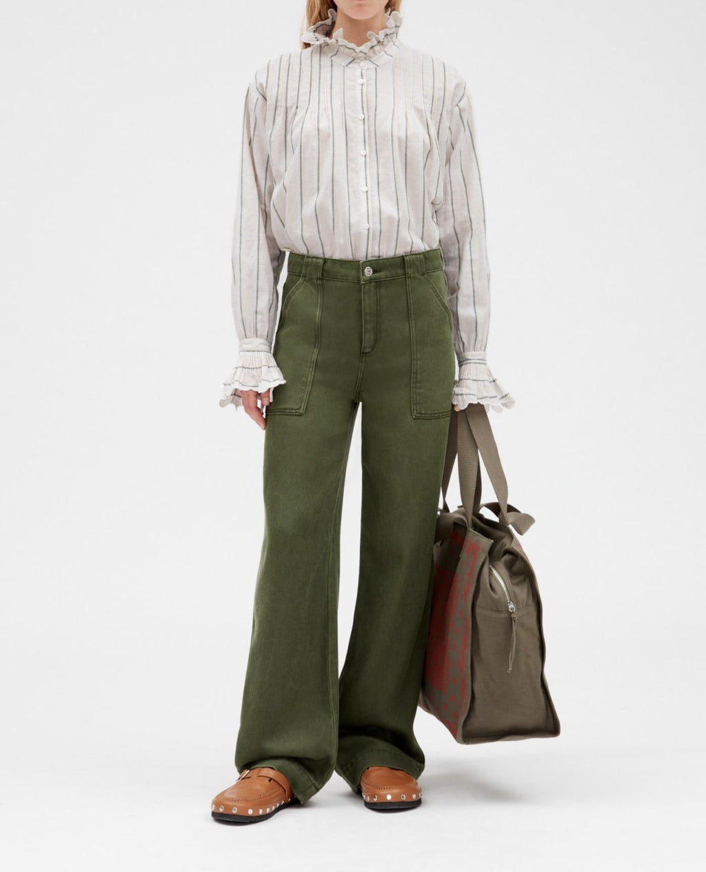 Claudie Pierlot - Jean - Pausi - Kaki