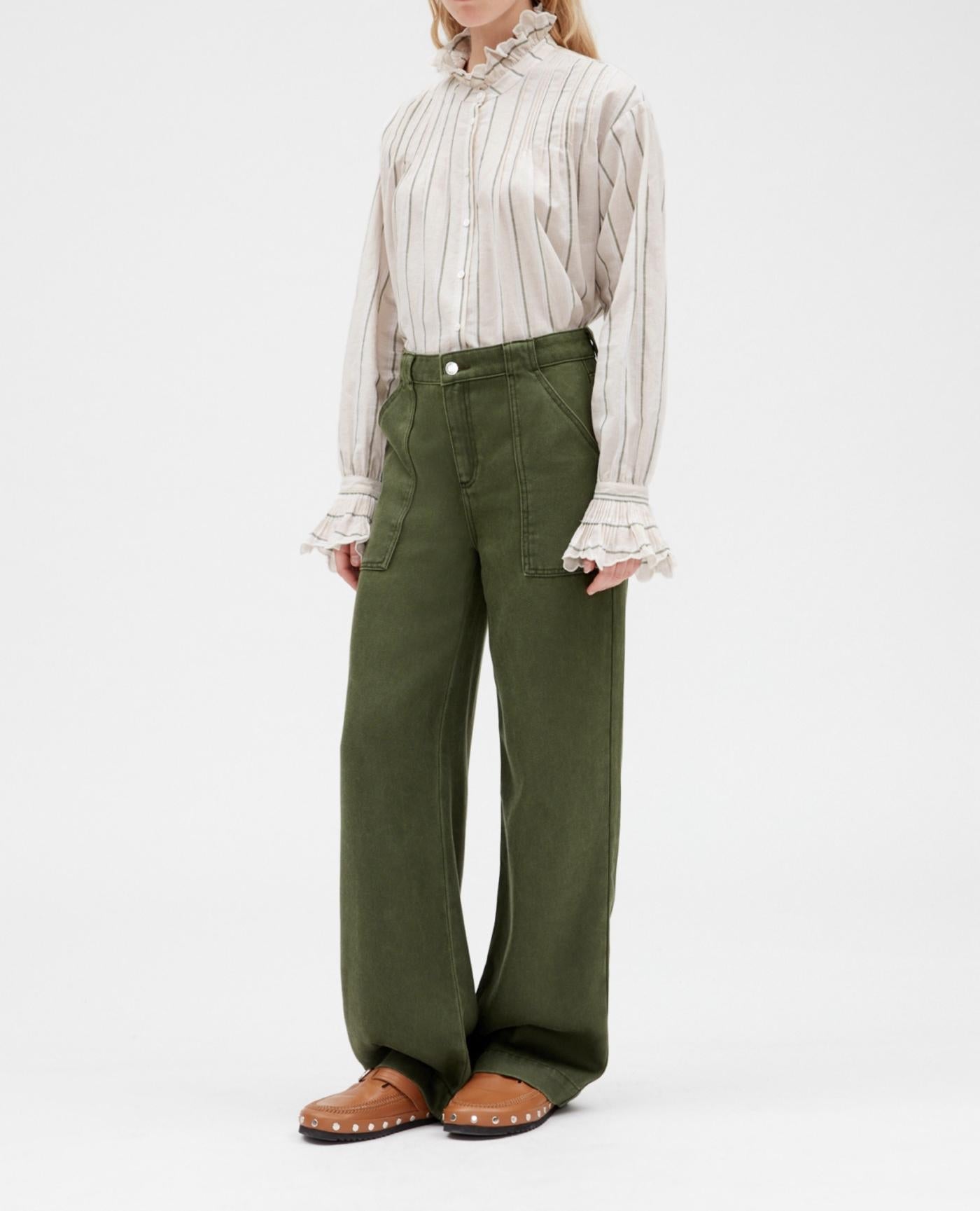 Claudie Pierlot - Jean - Pausi - Kaki
