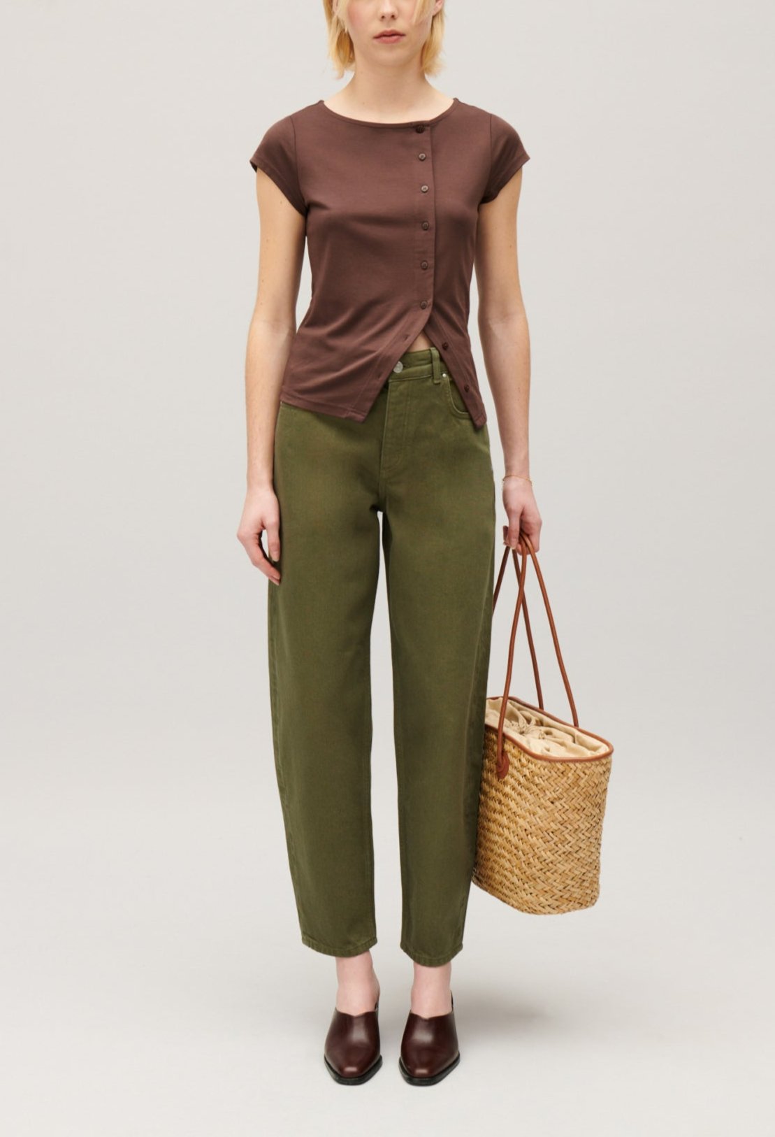 Claudie Pierlot - Vaqueros - Jeanluc - Caqui