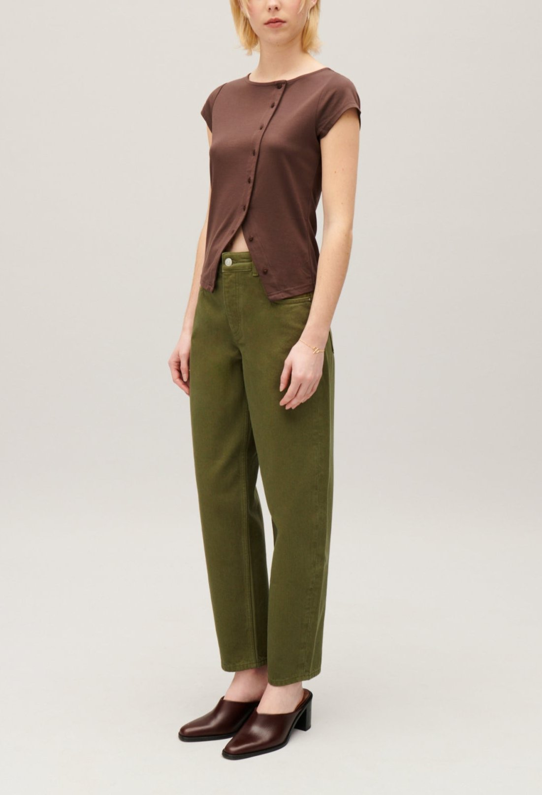 Claudie Pierlot - Vaqueros - Jeanluc - Caqui