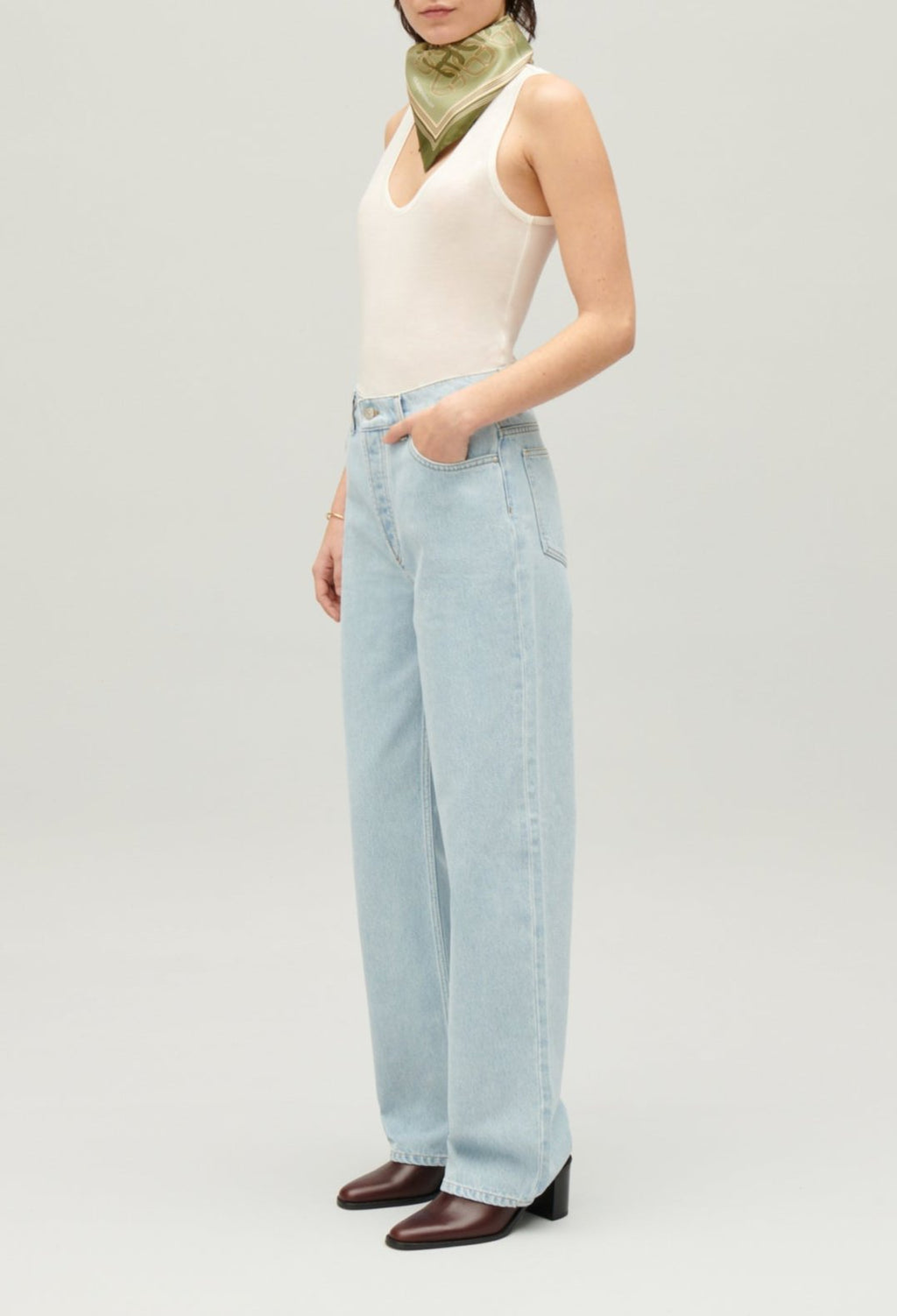 Claudie Pierlot - Jean - Jeanclaude - Denim Very Light Blue