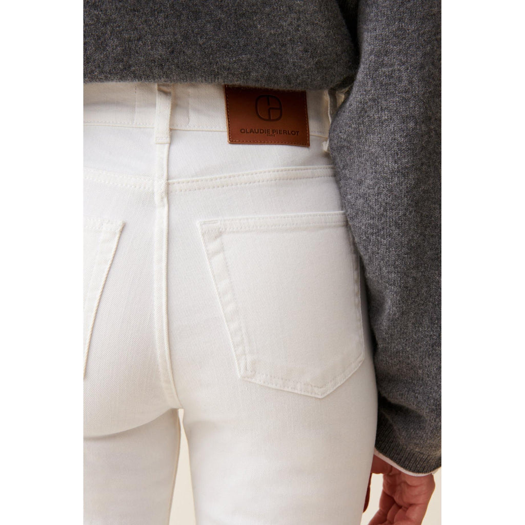 Jean Toto Slim 7/8Ème Écru