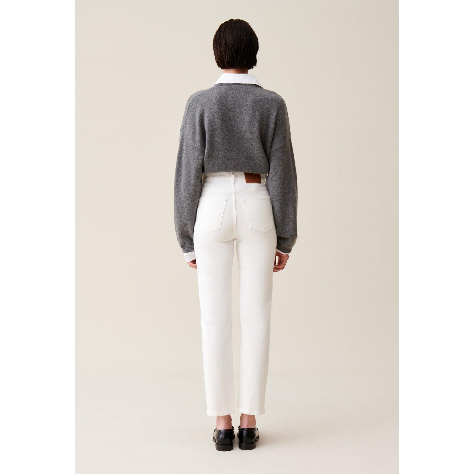 Jean Toto Slim 7/8Ème Écru