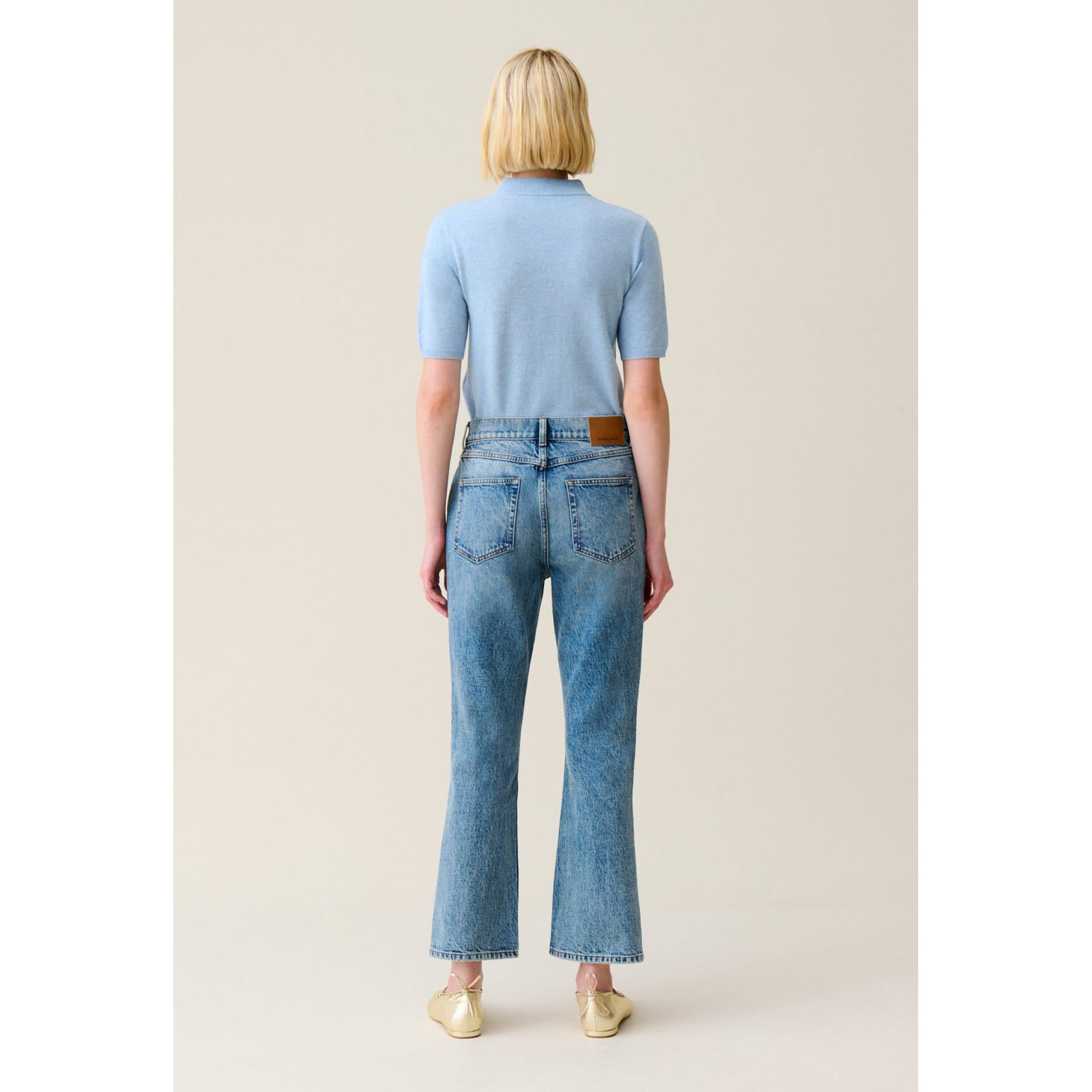 Jean Louis Flare Denim Clair