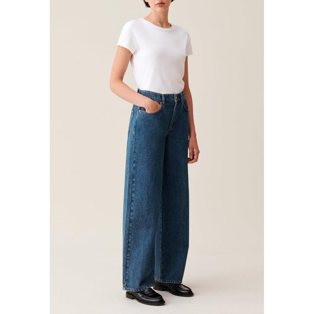 Jean Michel Baggy Denim Oscuro