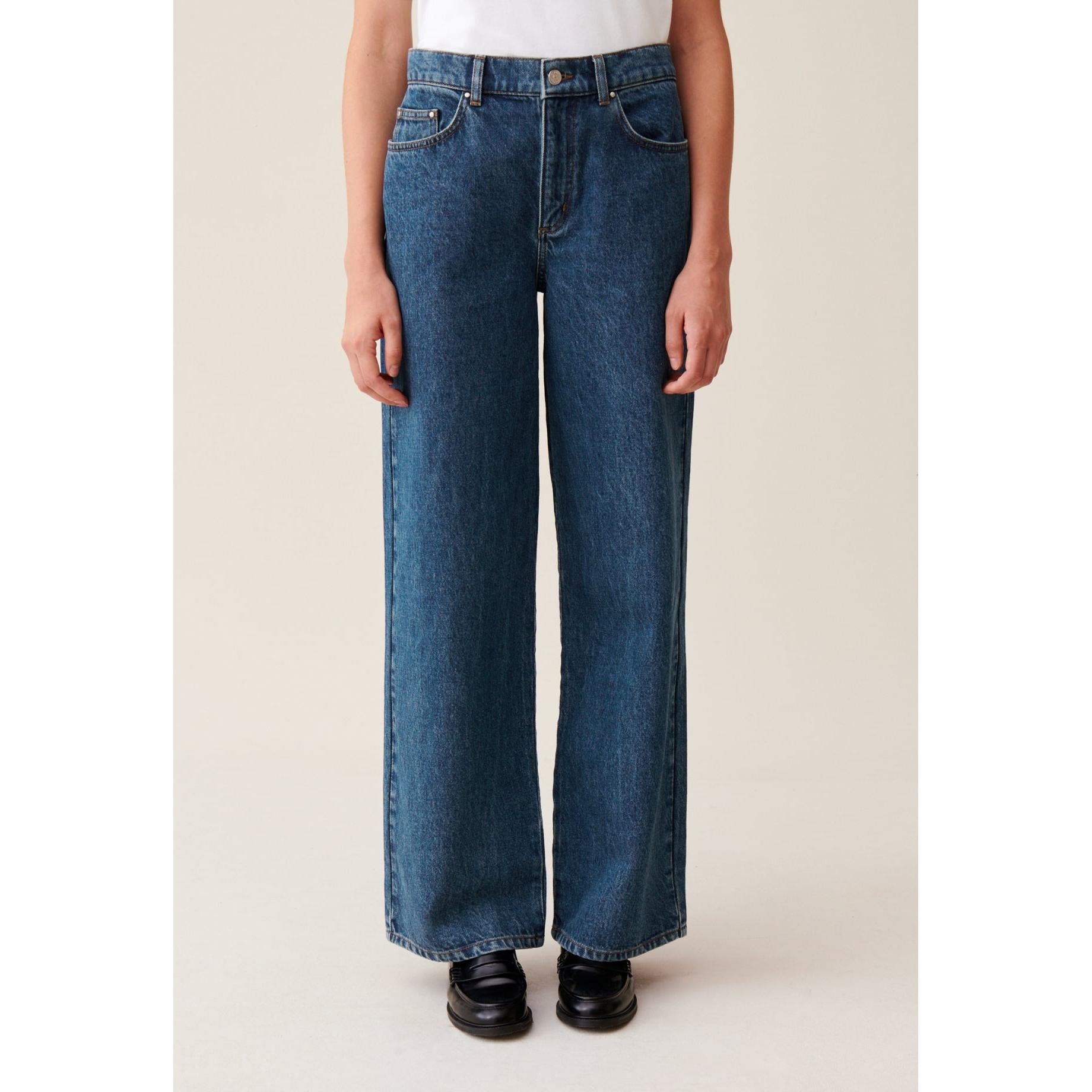 Jean Michel Baggy Denim Oscuro