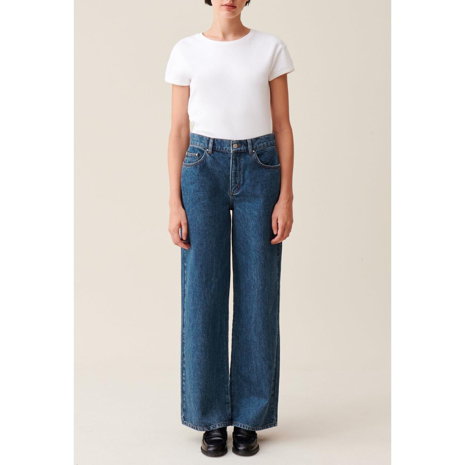 Jean Michel Baggy Denim Oscuro