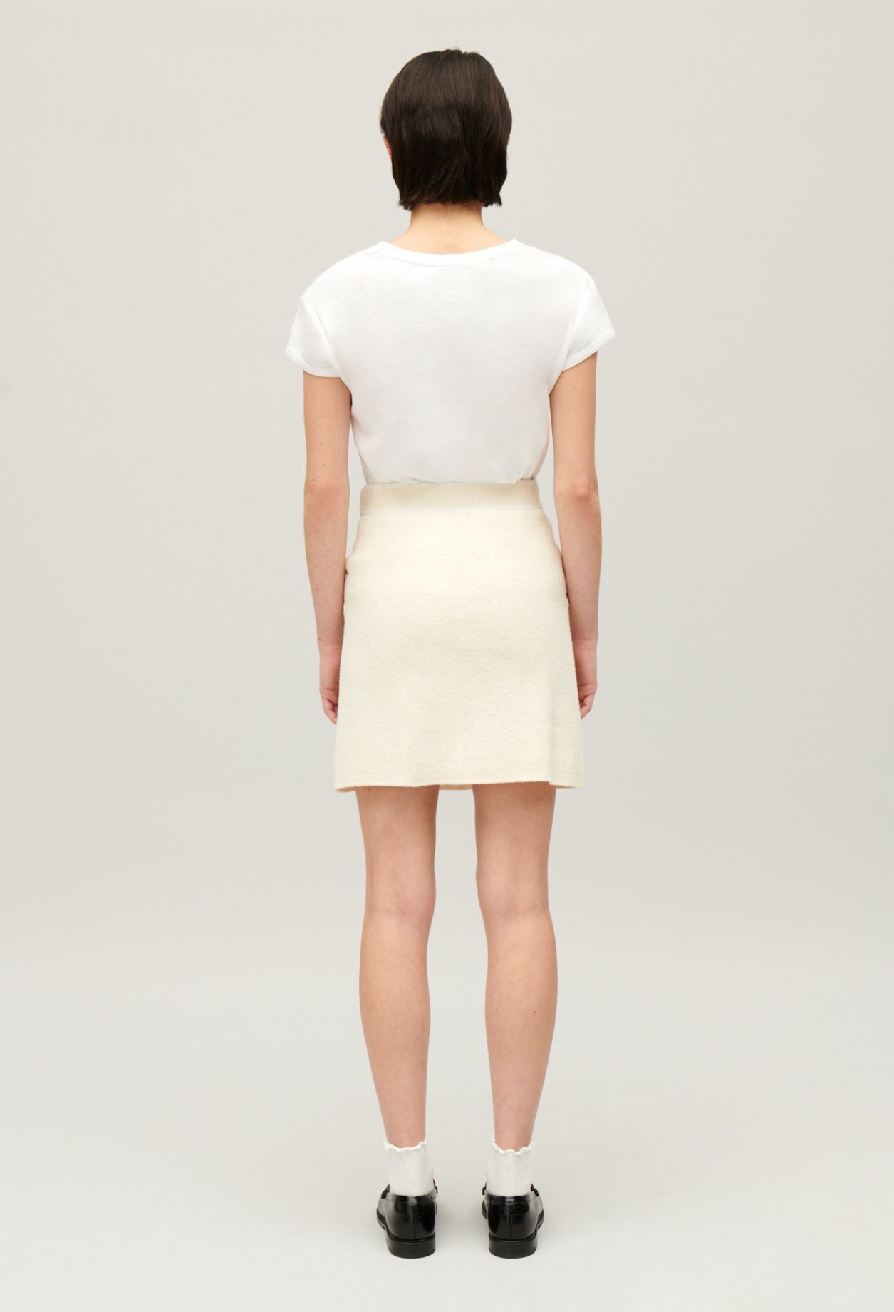 Claudie Pierlot - Jupe Maille - Mac Bis - Ivoire