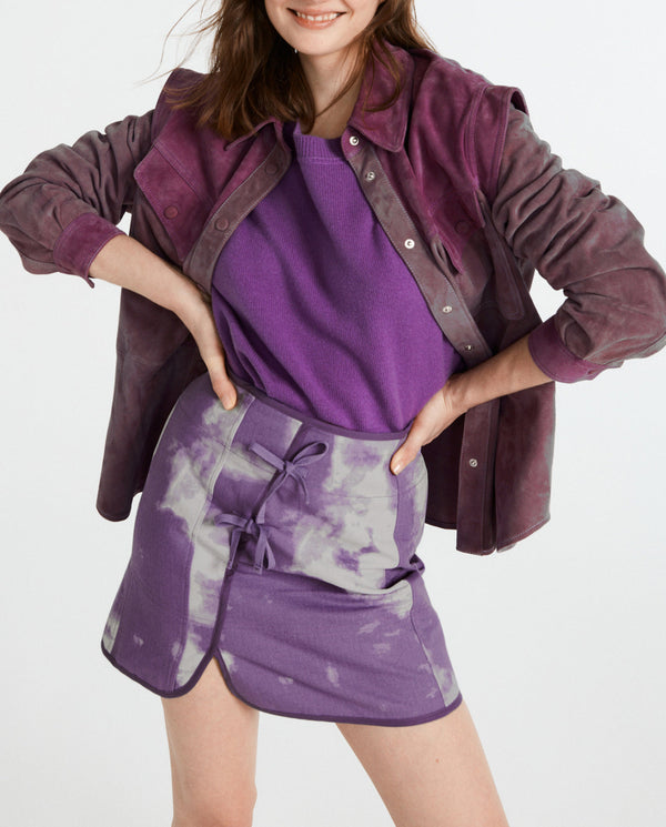 Claudie Pierlot - Falda C&T - Stellar - Púrpura