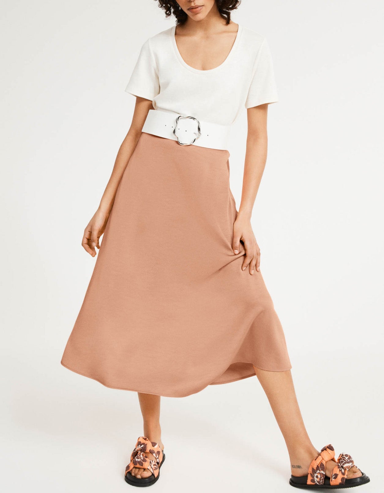 Claudie Pierlot - C&T Skirt - Sapino - Peach