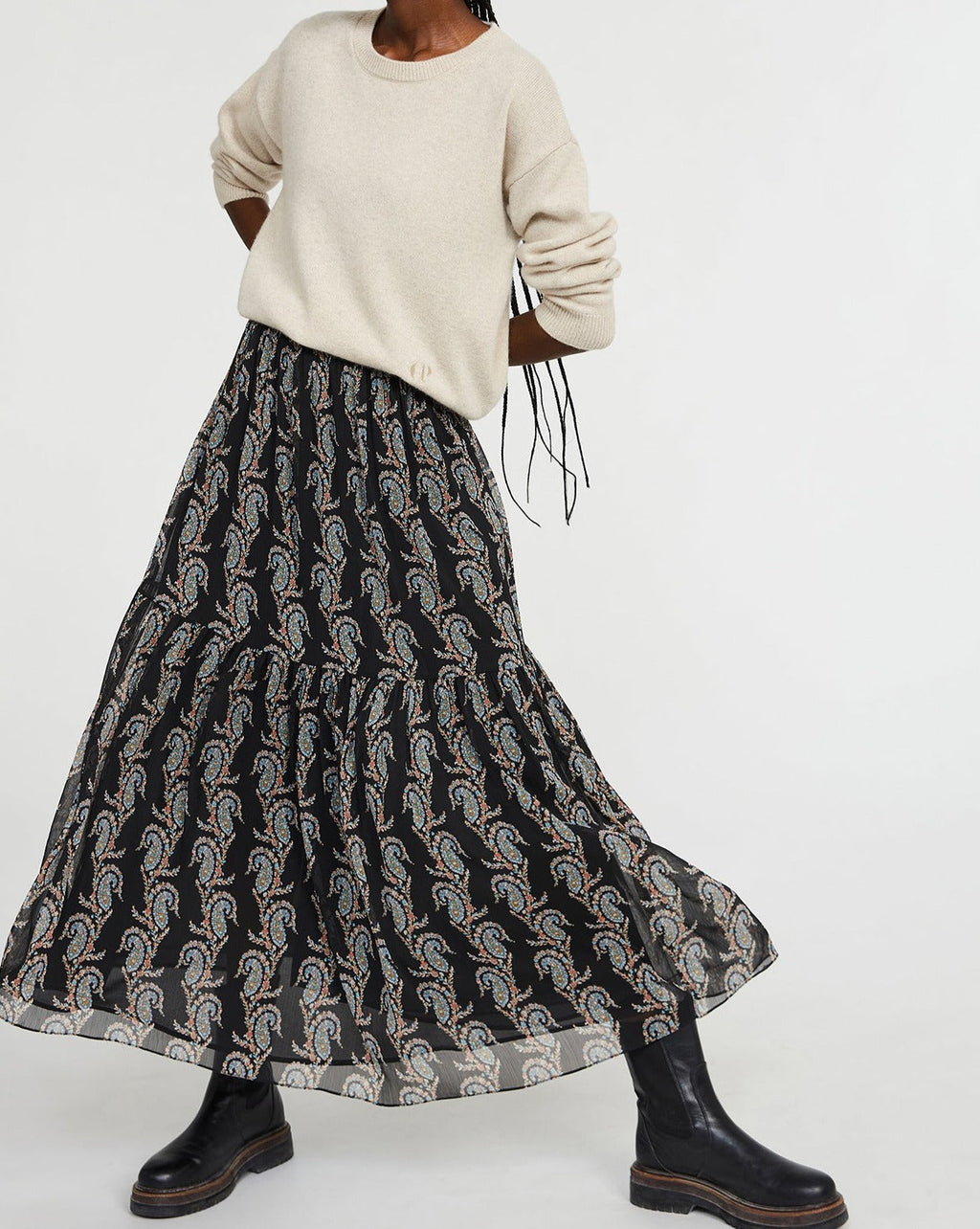 Claudie Pierlot - Jupe C&T - Sole - Print Fonce