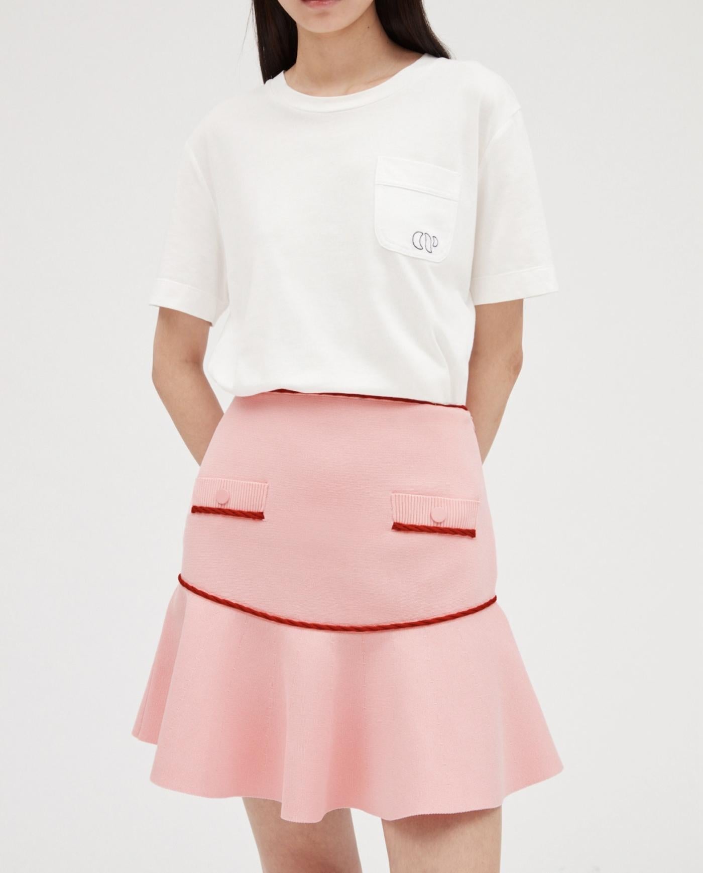 Claudie Pierlot - Falda de punto - Mysiri - Bicolor