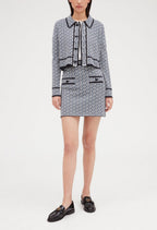 Falda de Punto - Mac Bis - Estampado Ligero