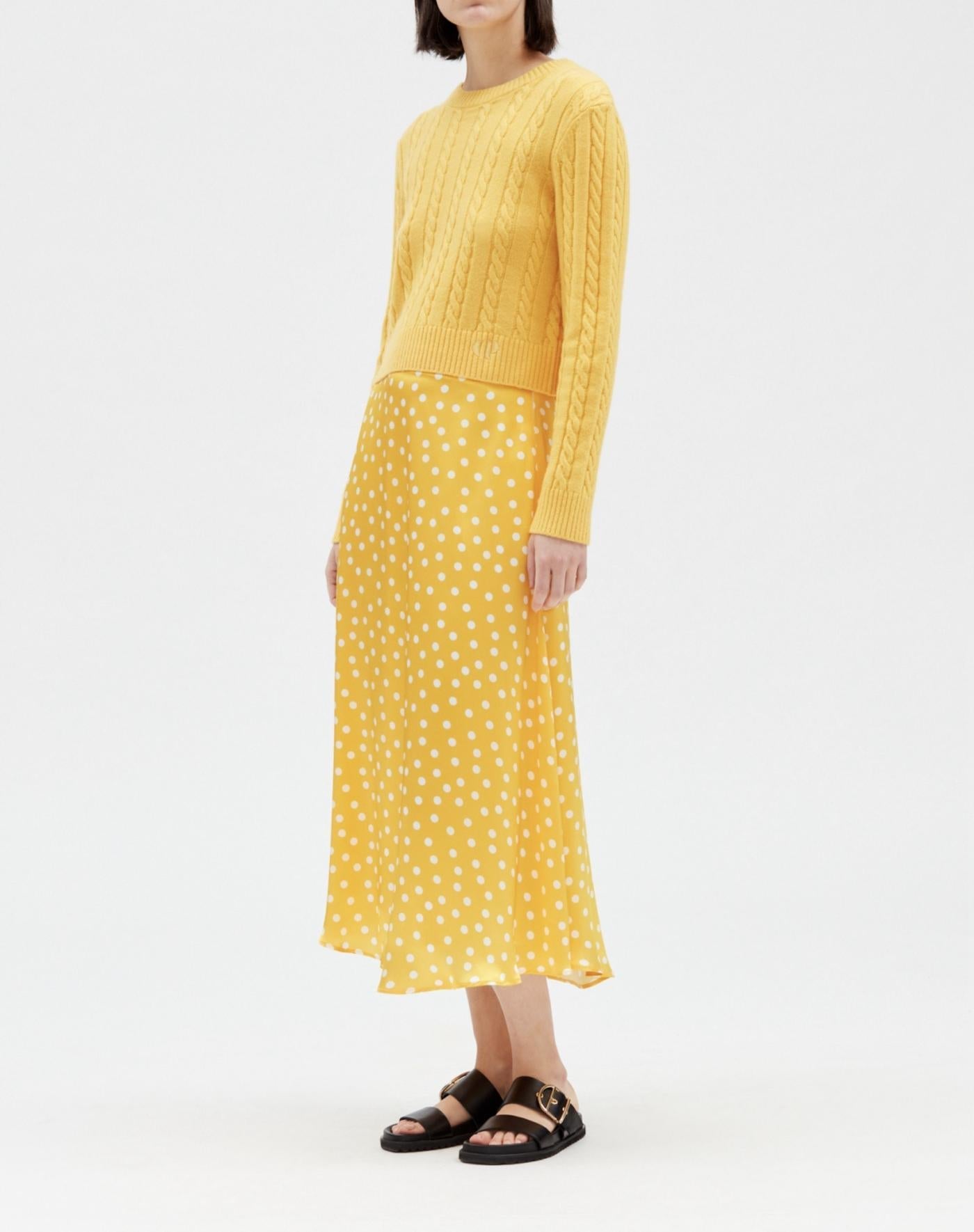C&T Skirt - Sapino Polka Dots - Light Print