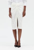 Claudie Pierlot - Jupe C&T - Sixtine Bis - Blanc