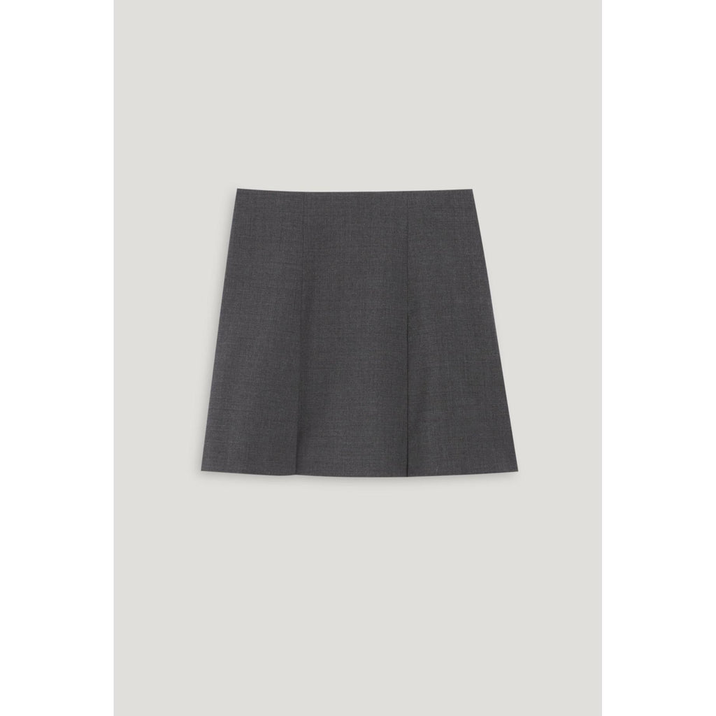Jupe Courte Gris Chiné