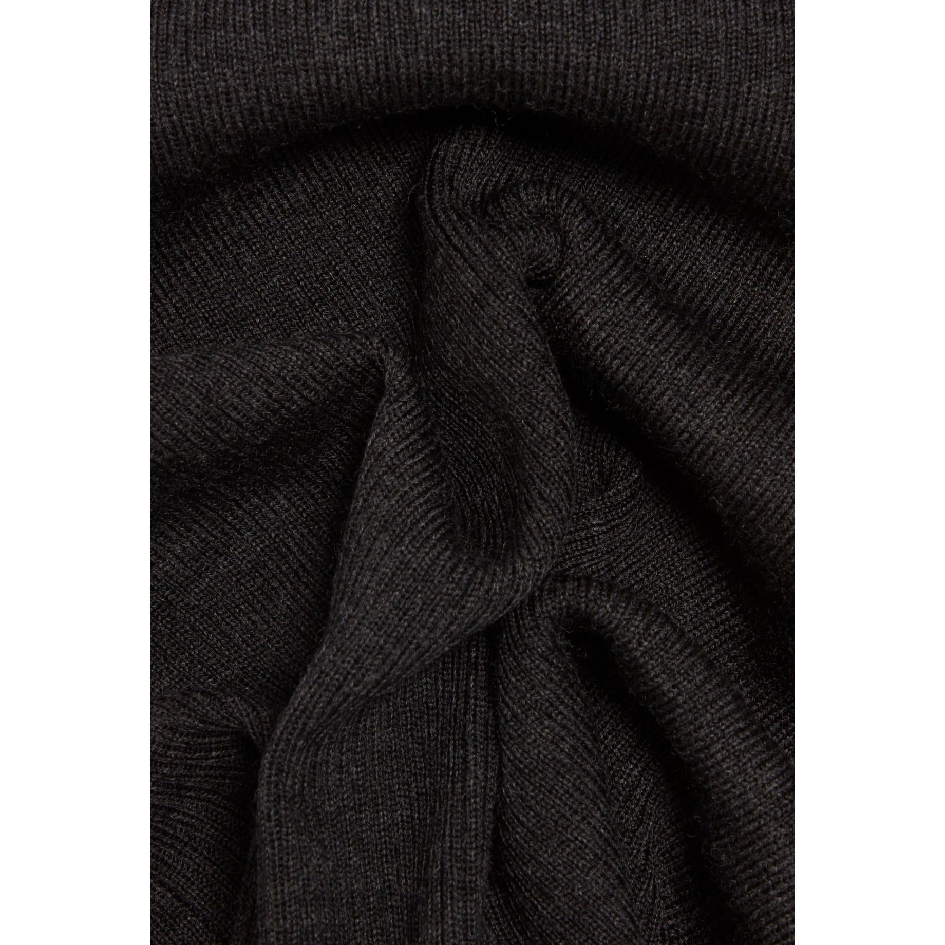 Jupe Longue Maille Gris Chiné
