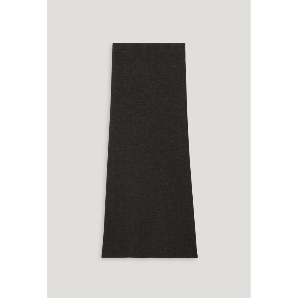 Jupe Longue Maille Gris Chiné