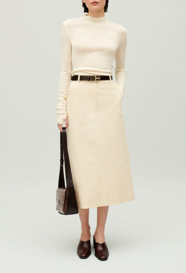 Claudie Pierlot - Falda C&T - Shani - Beige Claro