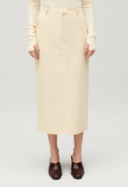 Claudie Pierlot - Falda C&T - Shani - Beige Claro
