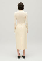 Claudie Pierlot - Falda C&T - Shani - Beige Claro