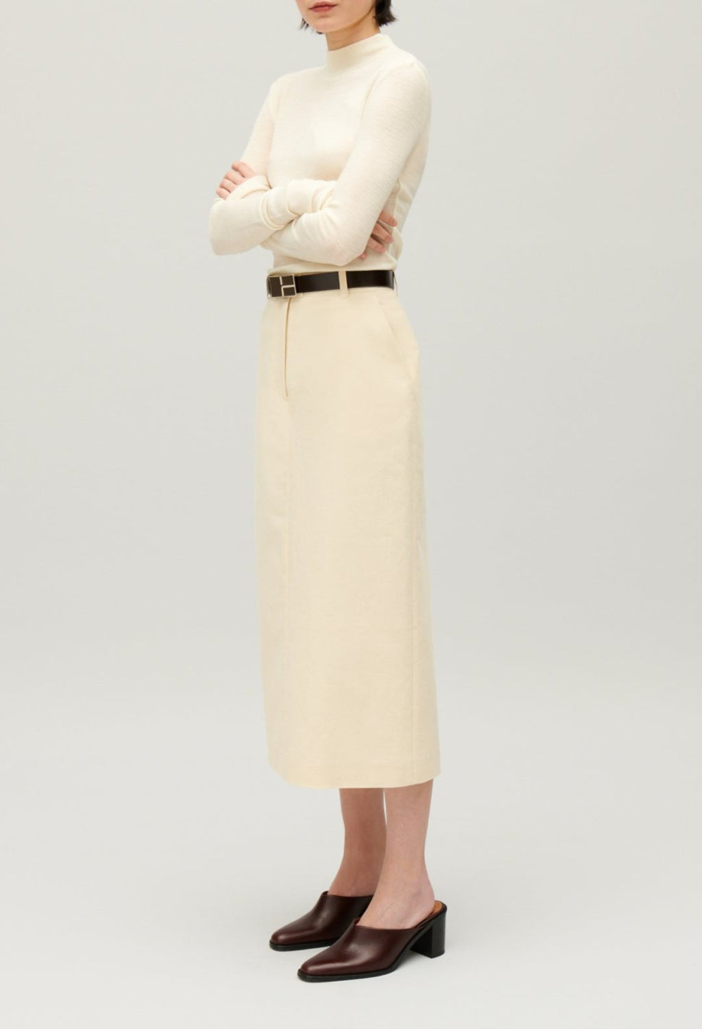 Claudie Pierlot - Falda C&T - Shani - Beige Claro