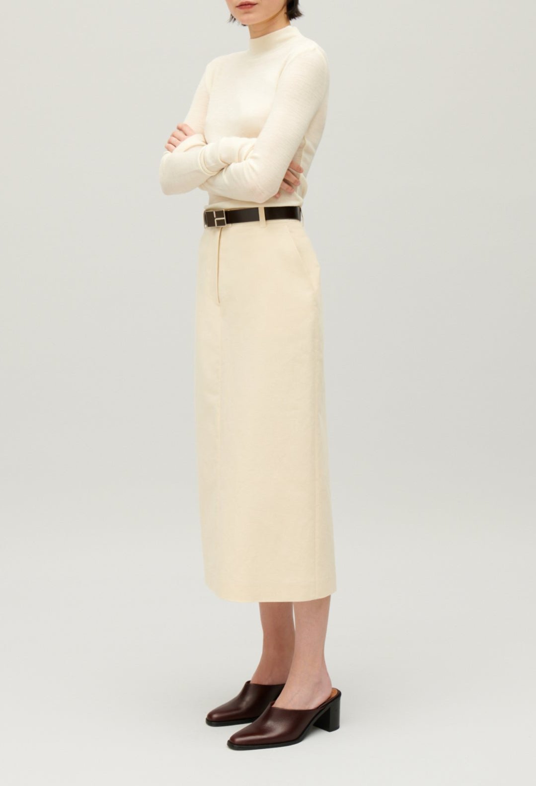 Claudie Pierlot - Falda C&T - Shani - Beige Claro