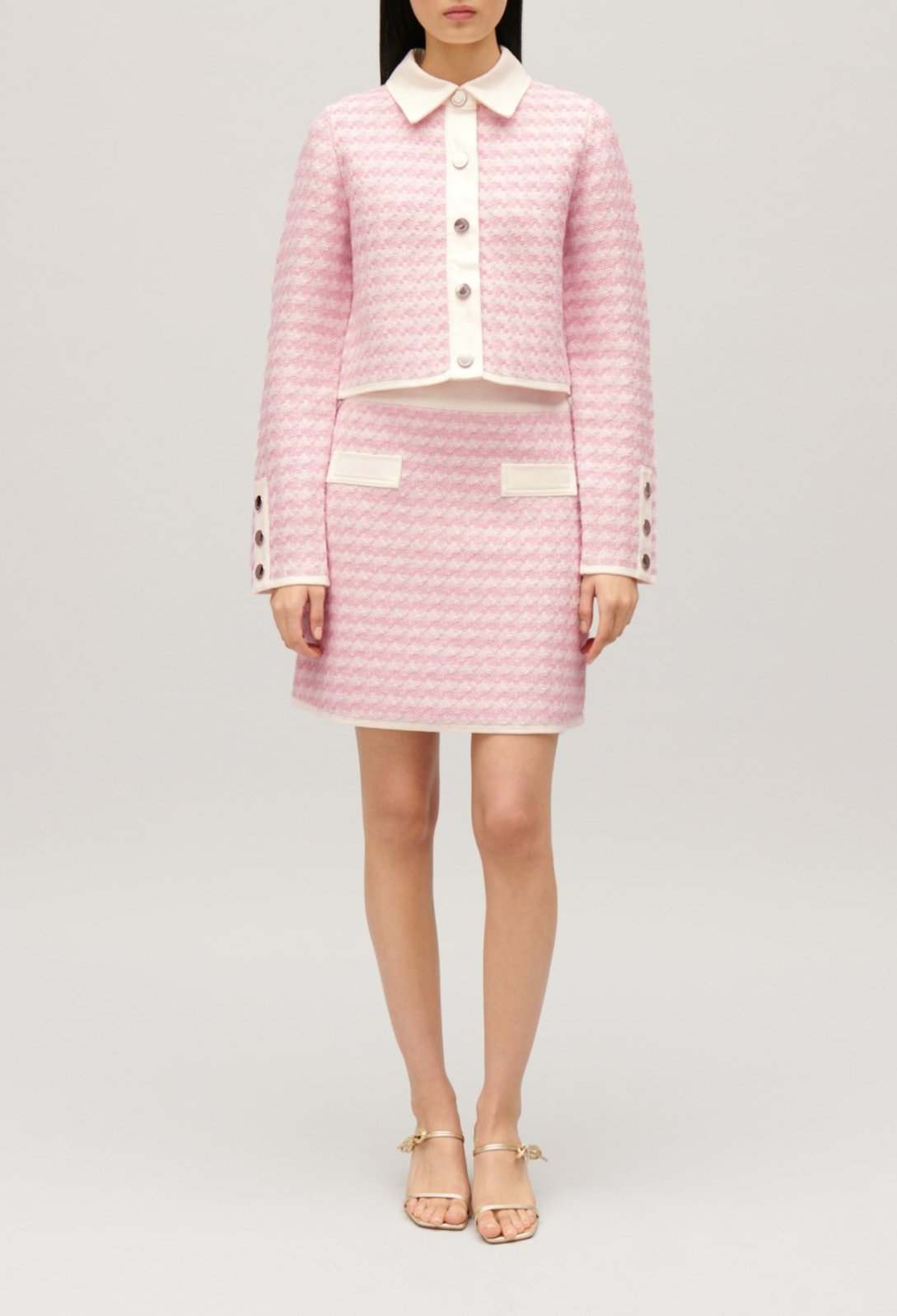 Claudie Pierlot - Jupe Maille - Musica - Bicolore