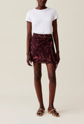 Jupe C&T - Sun Feuille - Print Fonce