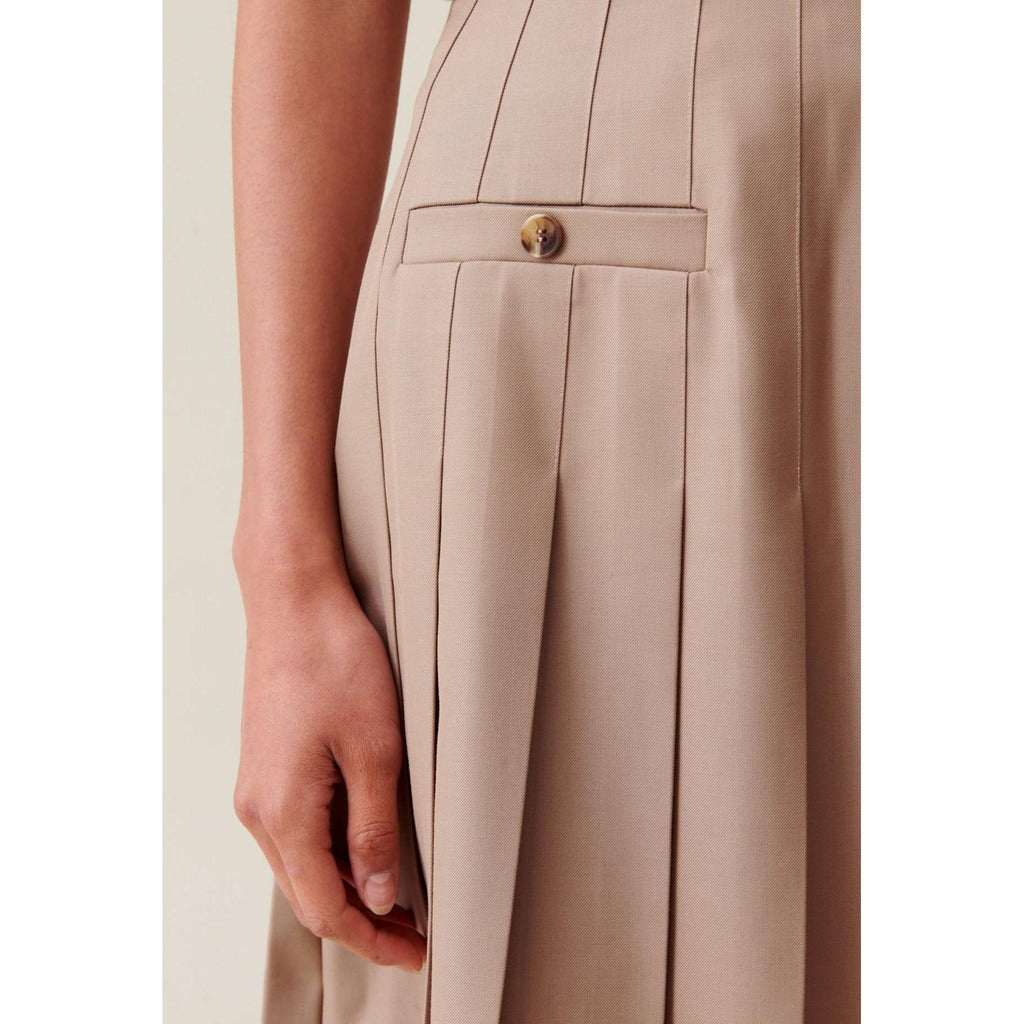 Pleated Mini Skirt