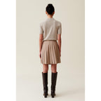 Pleated Mini Skirt