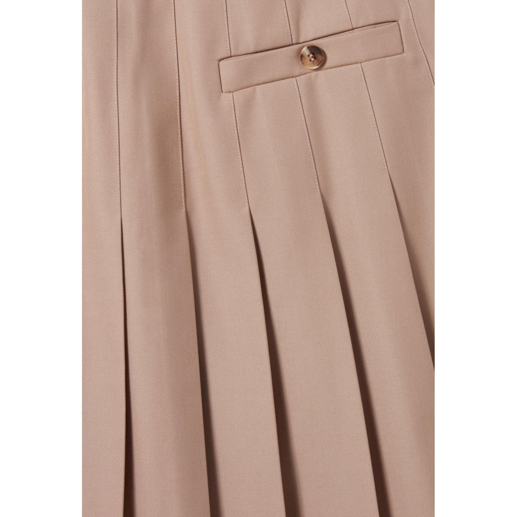 Pleated Mini Skirt