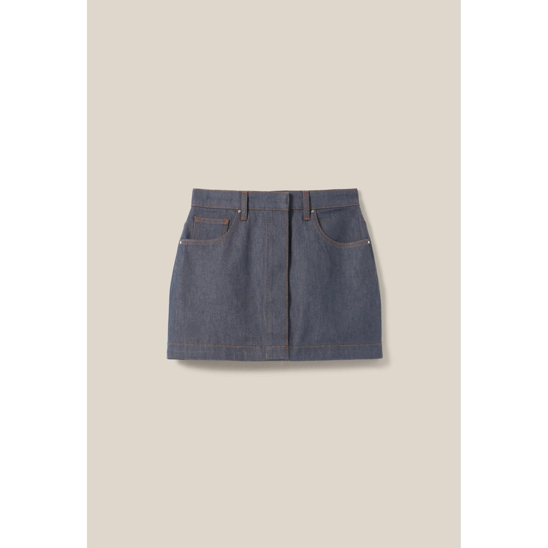 Jupe Denim Zippée Modulable