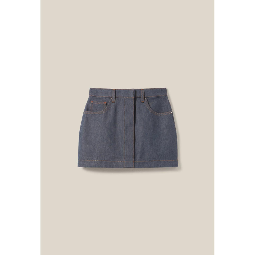 Falda vaquera modular con cremallera