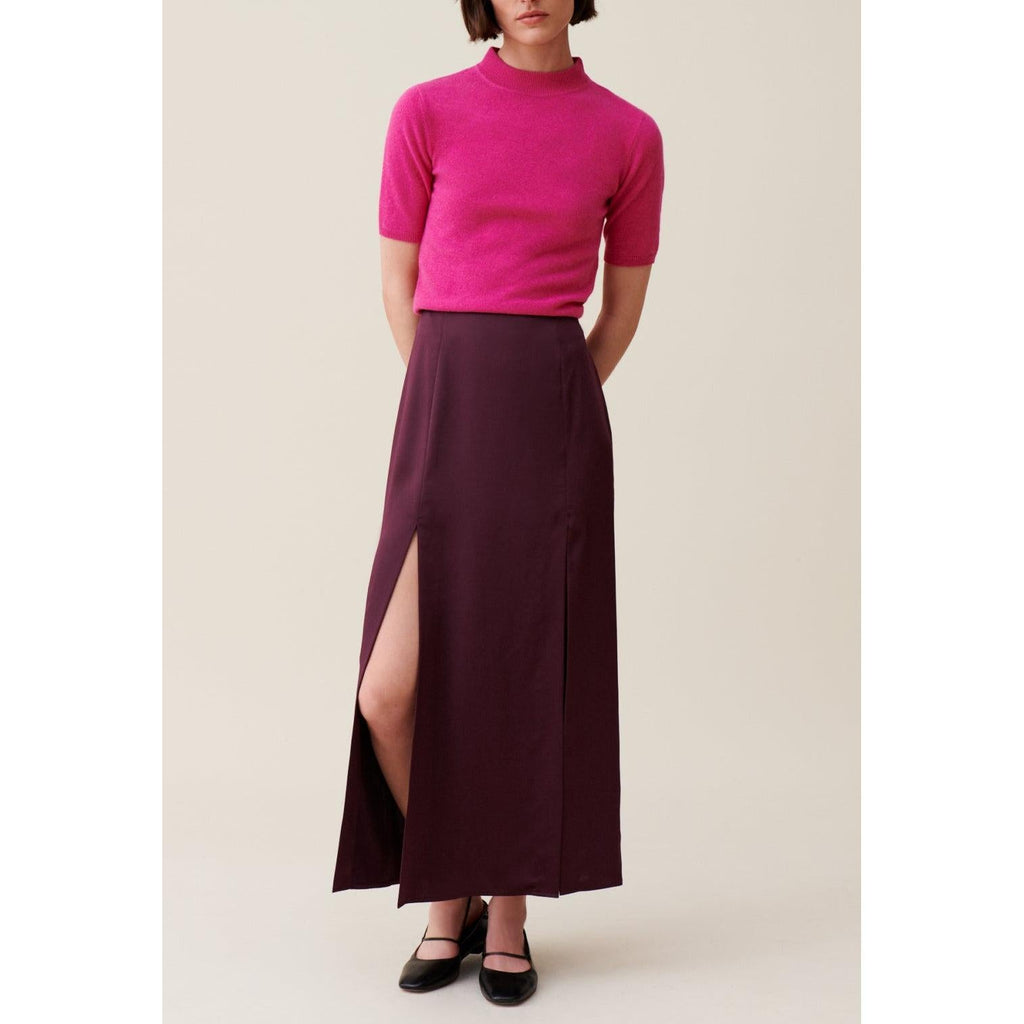 Claudie Pierlot - Long Fluid Skirt With Pleats
