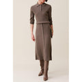 Claudie Pierlot - Falda Plisada Abotonada Midi