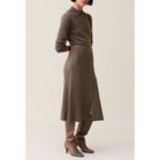 Claudie Pierlot - Falda Plisada Abotonada Midi