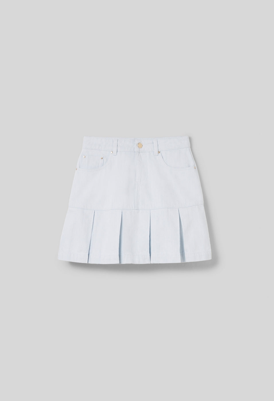 Jupe Salamandre Denim Very Light Blue