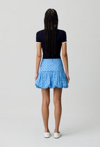 Sunebis Print Dark Blue Skirt
