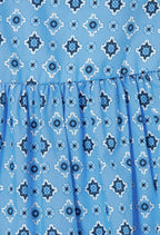 Sunebis Print Dark Blue Skirt
