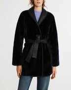 Claudie Pierlot - Peau Lainée - Fidele - Marine