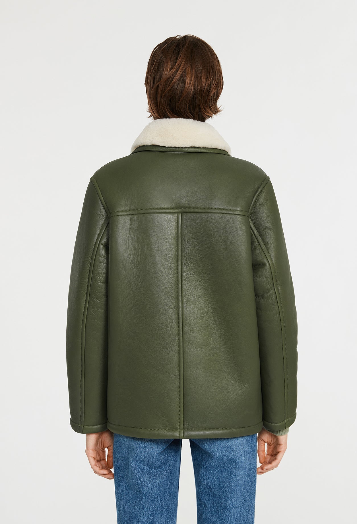 Claudie Pierlot - Piel de oveja - Fenda - Caqui