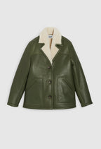 Claudie Pierlot - Piel de oveja - Fenda - Caqui