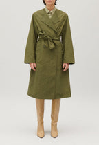 Gabardina - Geraldine Nylon - Caqui