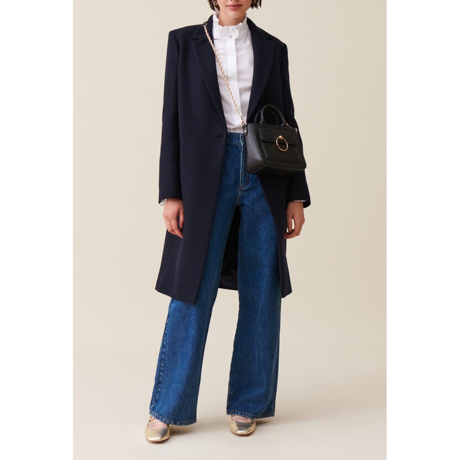 Claudie Pierlot - Manteau Mi-Long Tailleur