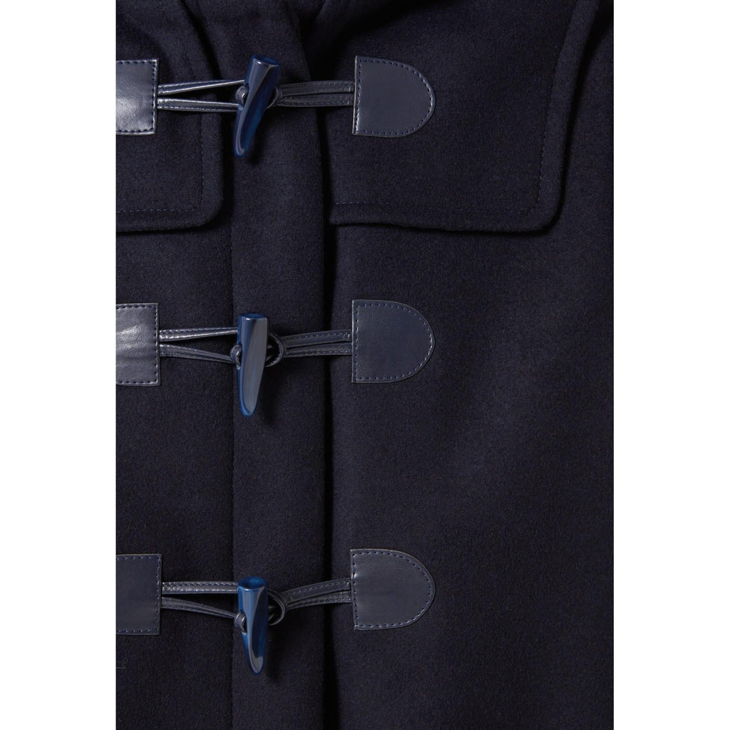 Claudie Pierlot - Manteau Court Capuche Bleu Marine