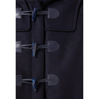 Claudie Pierlot - Manteau Court Capuche Bleu Marine