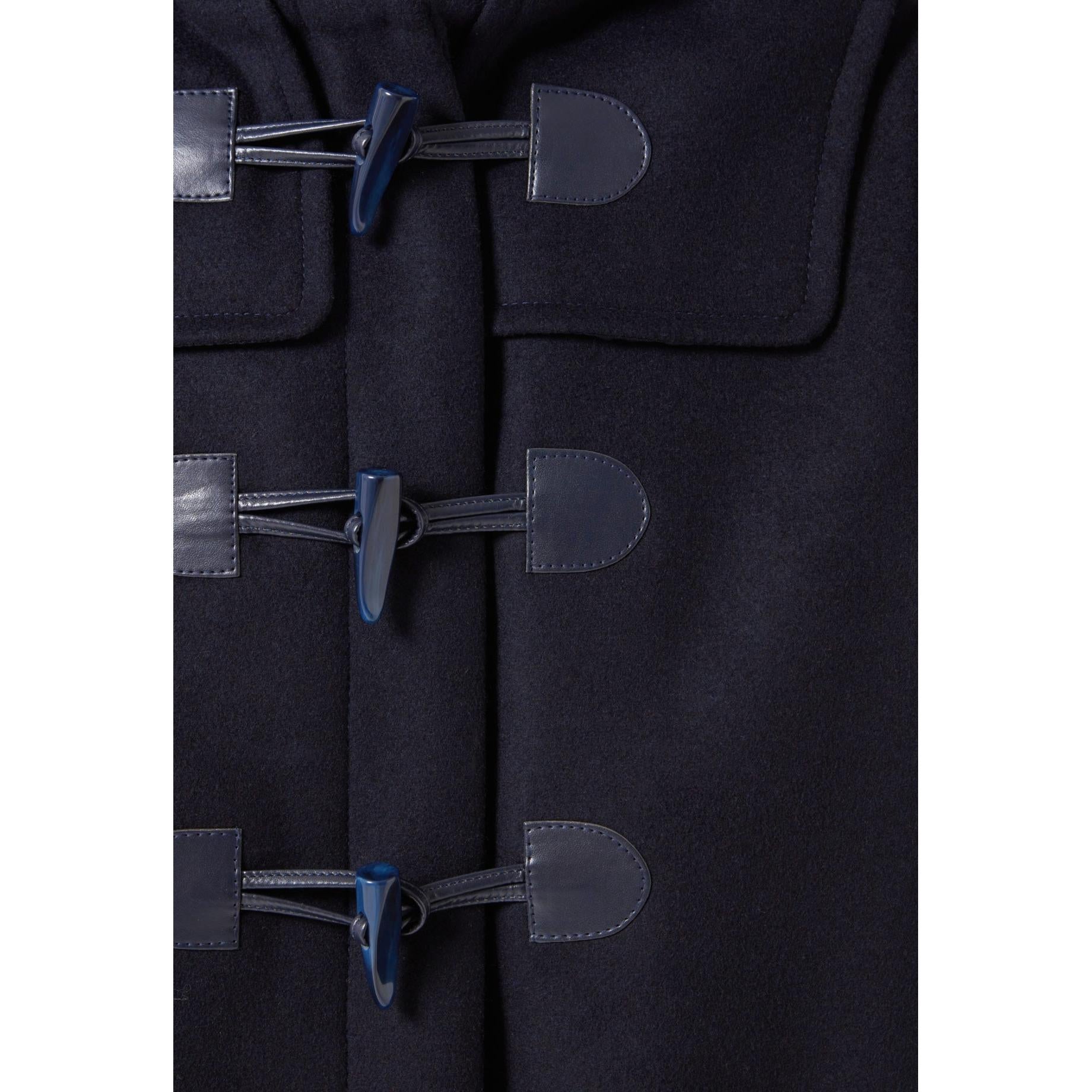 Claudie Pierlot - Manteau Court Capuche Bleu Marine