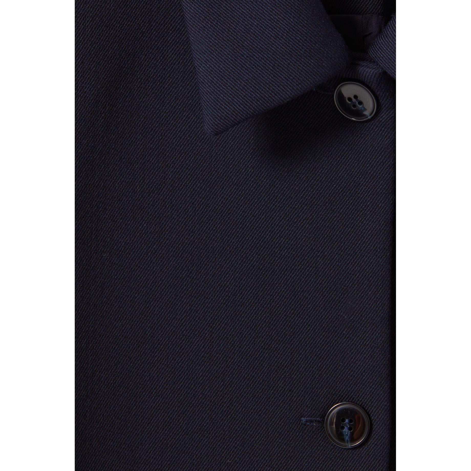 Claudie Pierlot - Manteau Long Coupe Droite Bleu